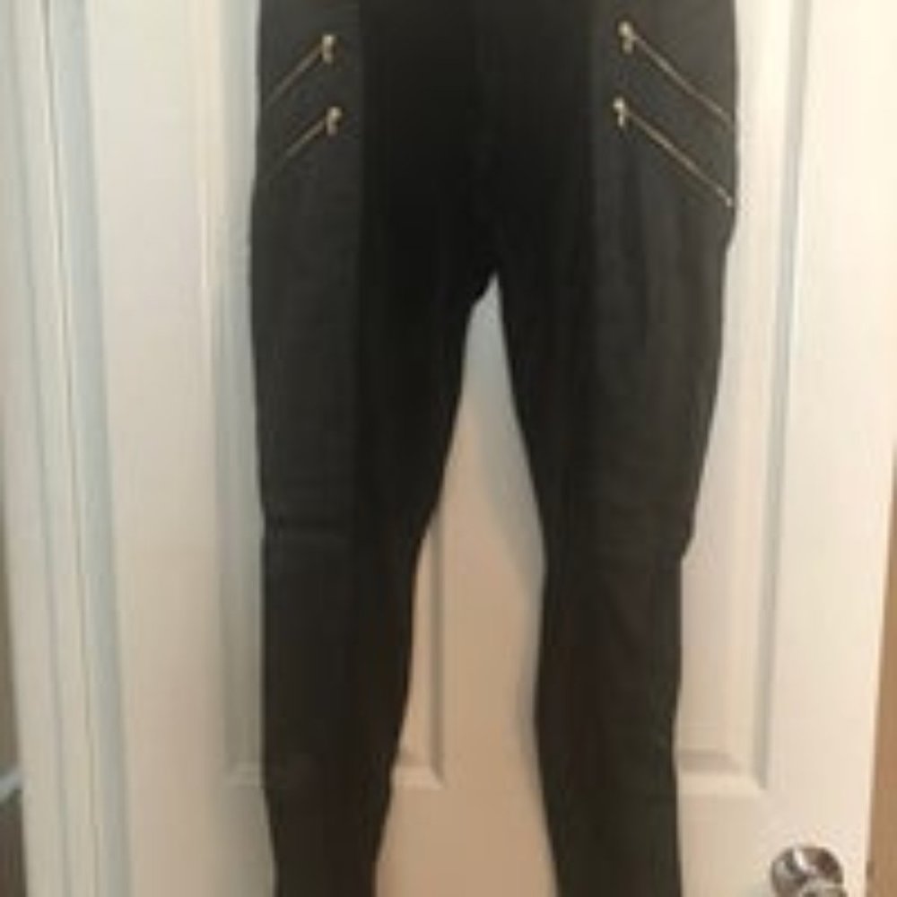 7 For All Mankind Suede Leather Jeans 32